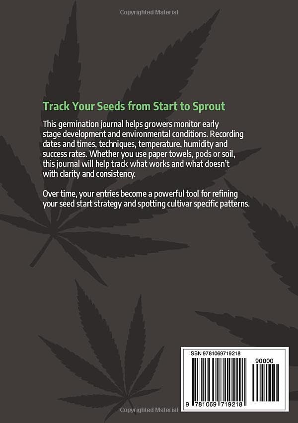 Track germination conditions, techniques, and results to boost your success rates and consistency.