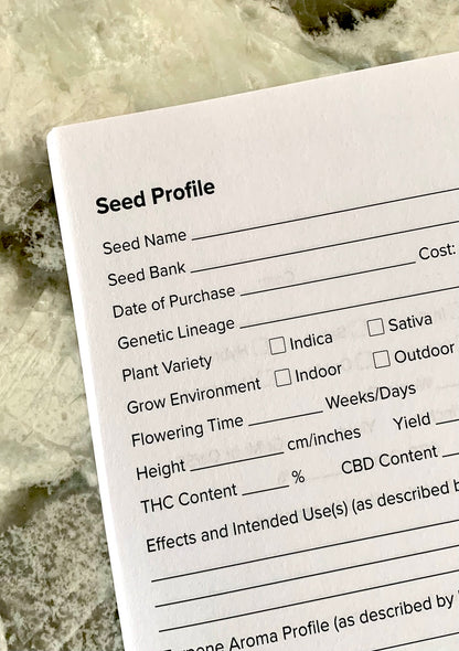 A complete logbook to organize, track, and refine every stage of your cannabis grow in one professional companion.