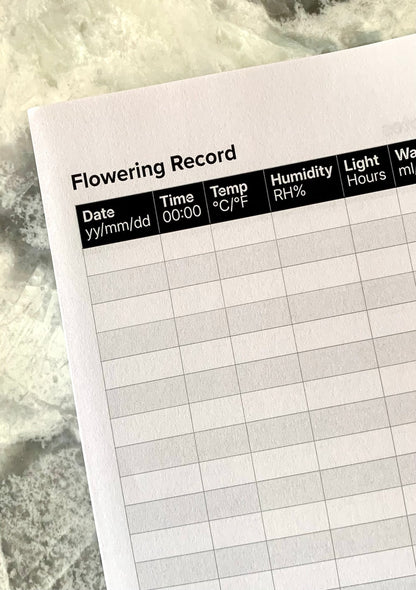 A complete logbook to organize, track, and refine every stage of your cannabis grow in one professional companion.
