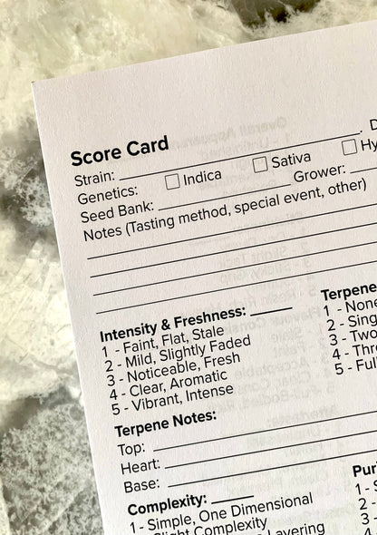 Capture aroma, flavour, and effect profiles to evaluate your cannabis as a complete sensory experience.